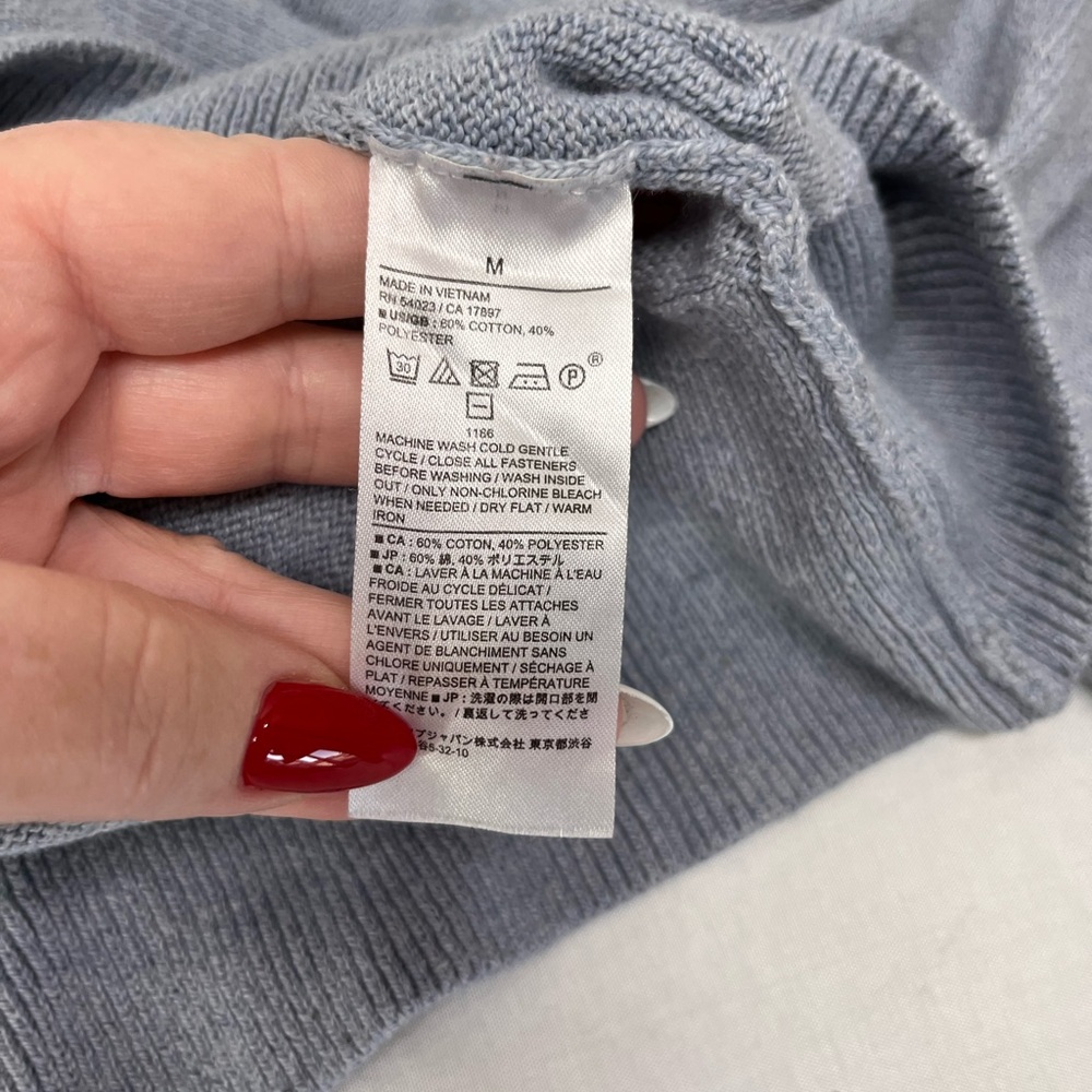 Banana Republic Light Gray Crew Neck Sweater - Picture 6 of 6